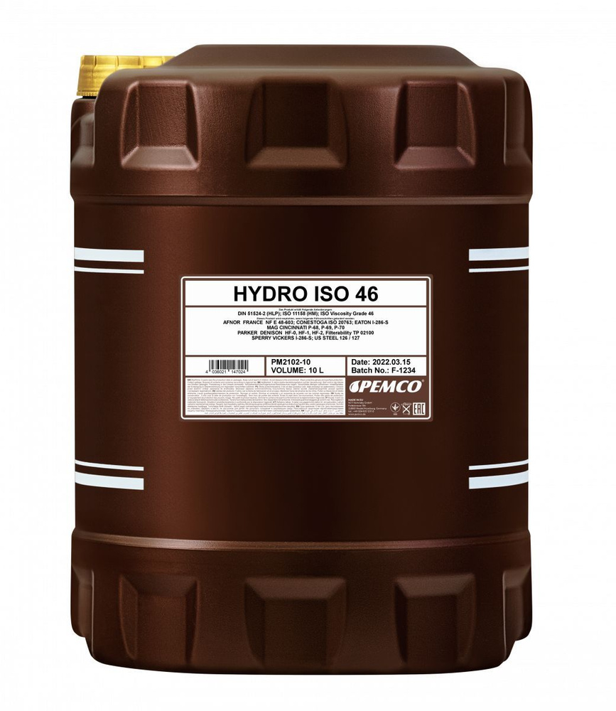 Гидравлическое масло PEMCO Hydro ISO 46 20 л. #1