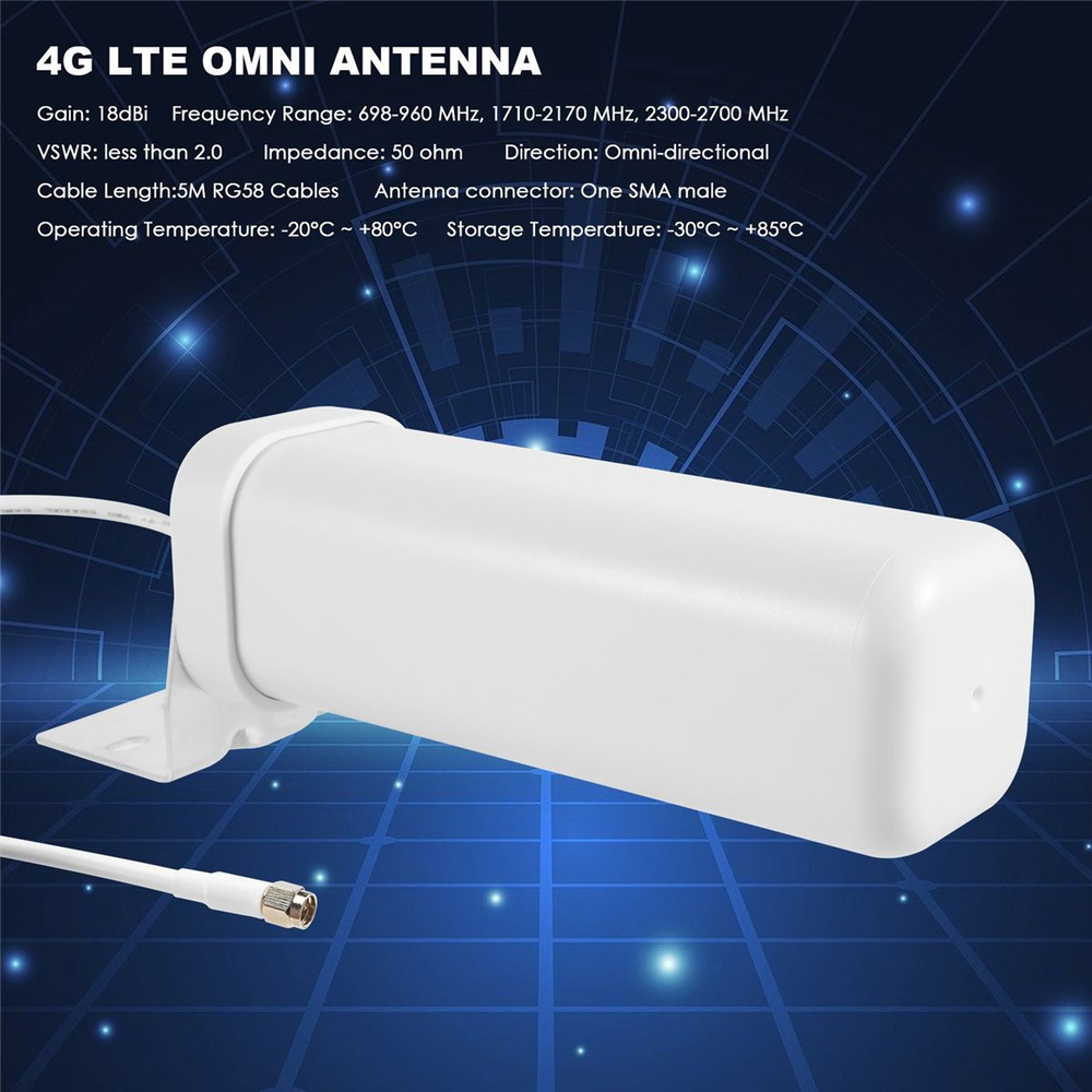Антенна с высоким коэффициентом усиления 18 дБи Внешняя антенна 3G ...