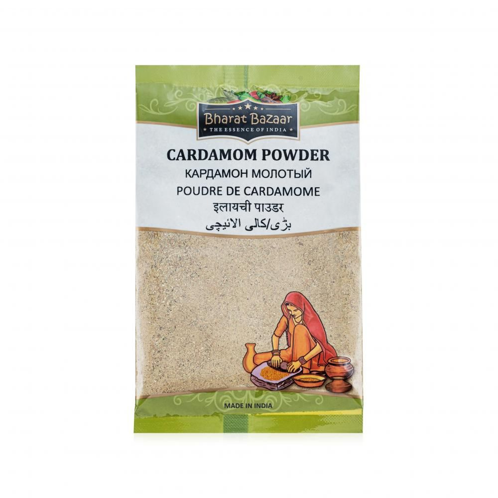 КАРДАМОН МОЛОТЫЙ (Cardamom Powder) молотый, Bharat Bazaar, 50 г #1