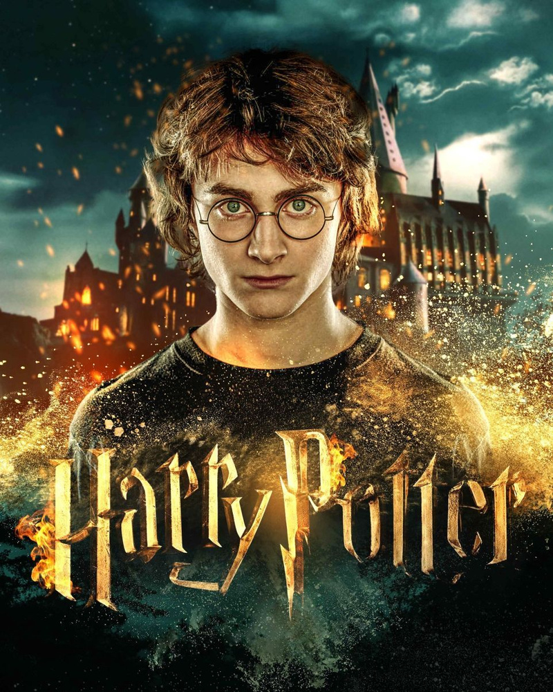 Mustart Картина "Harry Potter. Гарри Поттер", 50  х 40 см #1