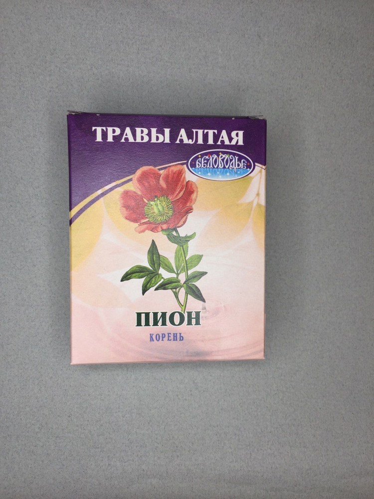 Чайный напиток ТРАВЫ АЛТАЯ Пион, корень, коробка, 50 г #1