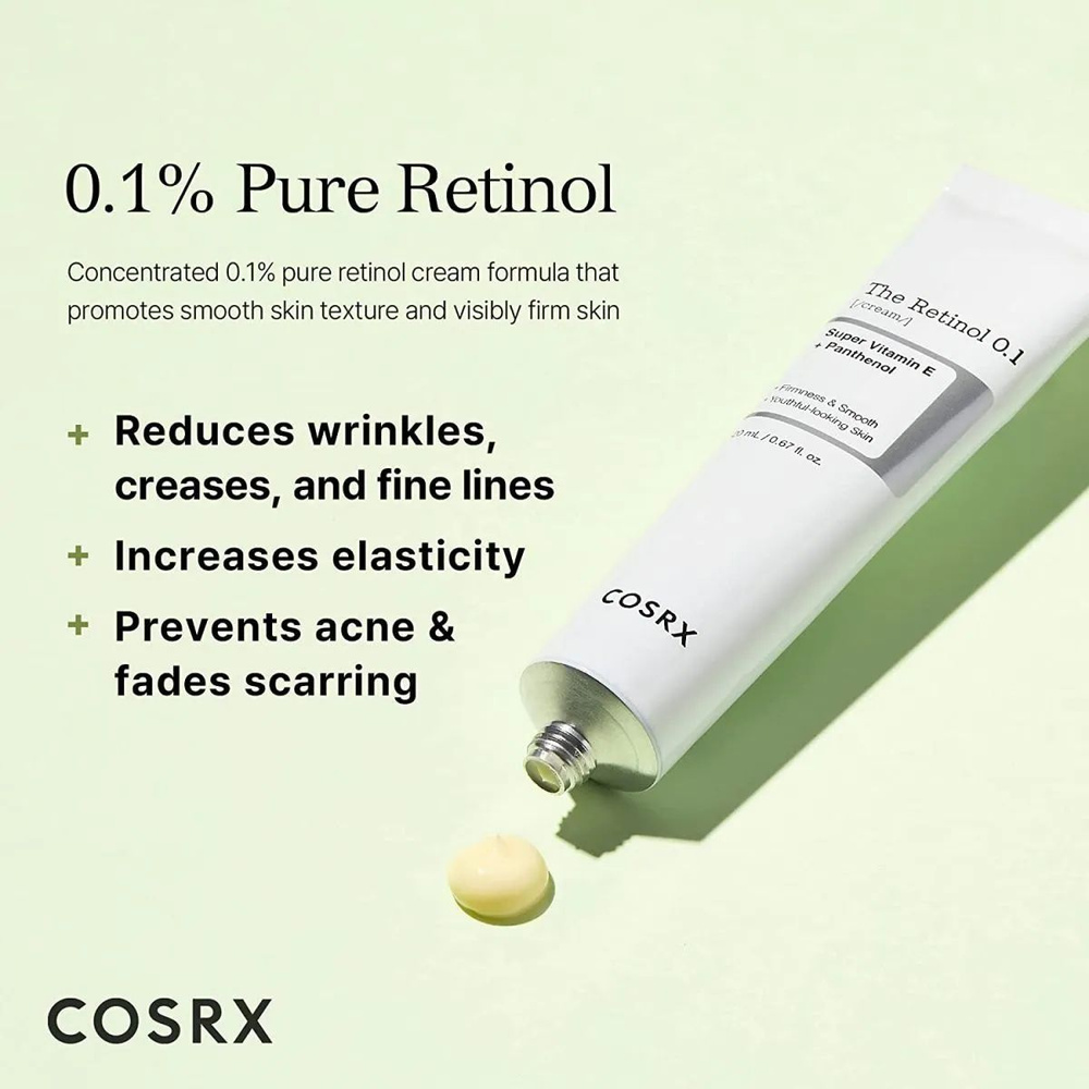 Крем для лица антивозрастной с 0.1% ретинола Cosrx The Retinol 0.1 Cream 20 мл  #1