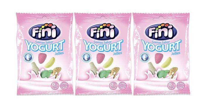 Мармелад жевательный Fini Yogurt / Фини Йогурт Фрукты, 3 шт * 90 гр, Испания  #1