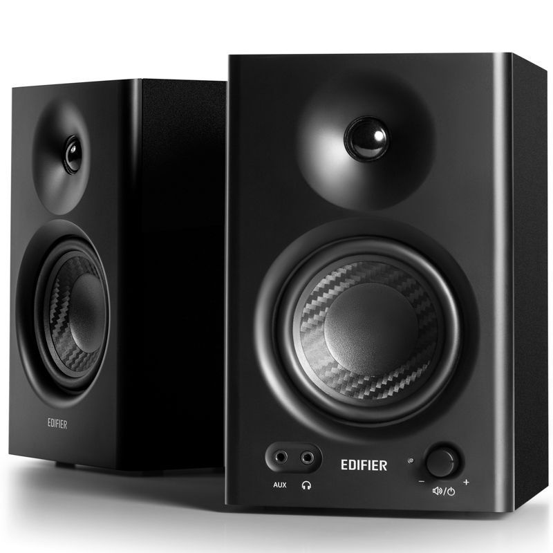 Студийные колонки EDIFIER MR4 black, с высоким качеством передачи звука  #1