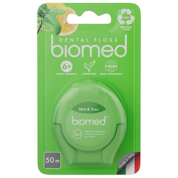 Biomed зубная нить (мята/юдзу) 50 м #1