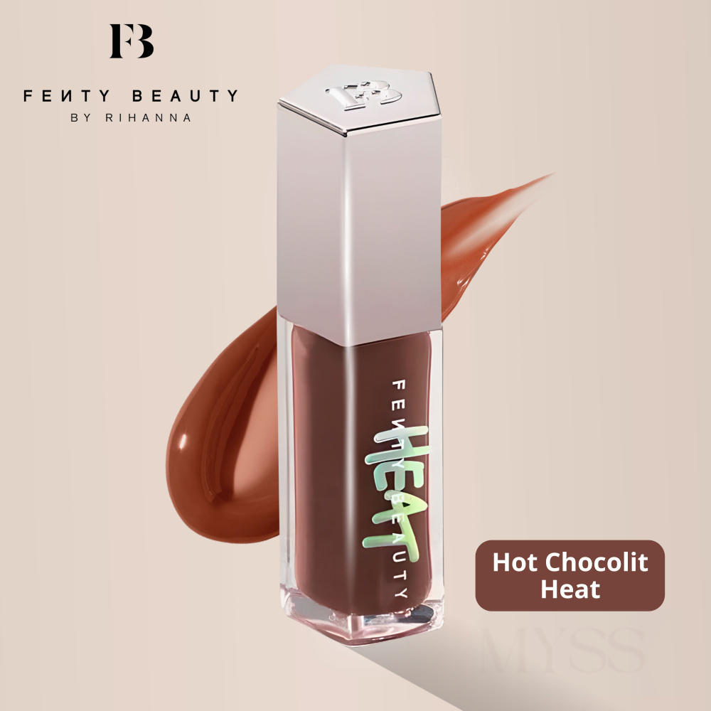 Блеск-плампер для губ Fenty Beauty Gloss Bomb Heat / Hot Chocolit Heat (цвет Насыщенный шоколадный), #1