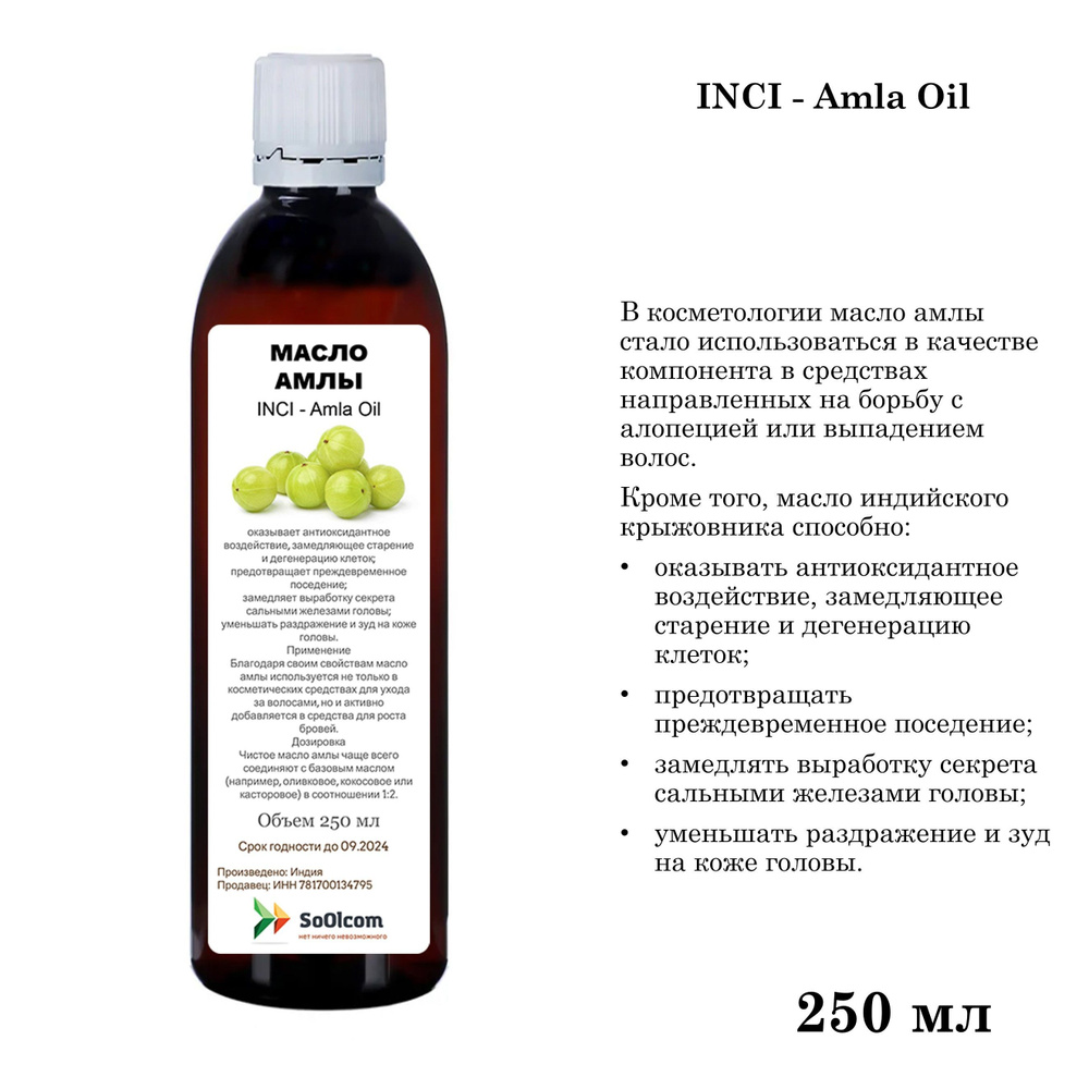 Масло амлы / Amla Oil - 250 мл #1