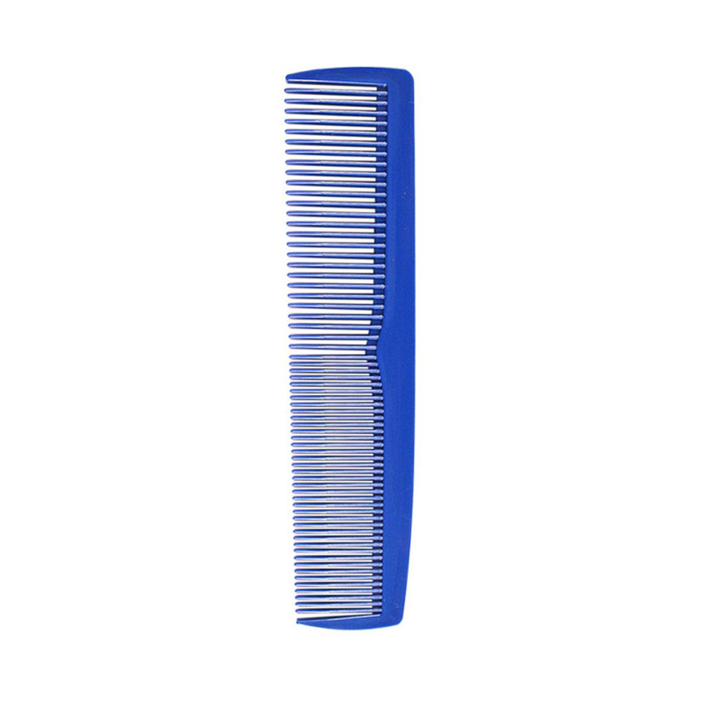 Гребень для волос Lei пластиковый 017, синий, 130х30 мм #1