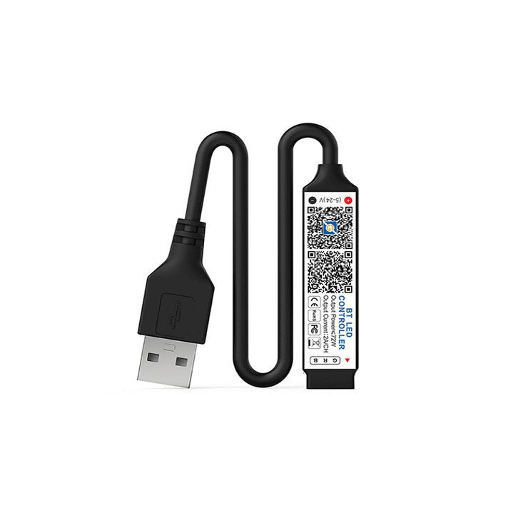 LED контроллер USB 5В (Bluetooth, RGB) Огонек OG-LDL41 #1