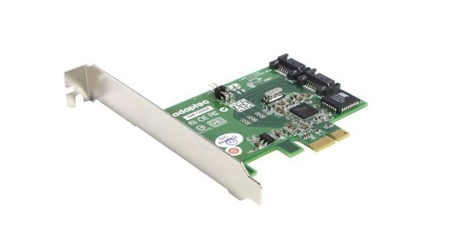 Adaptec AAR-1220sa разветвитель портов, аппаратный SATA RAID PCI-E x1 2x SATA (low profile, подключение #1