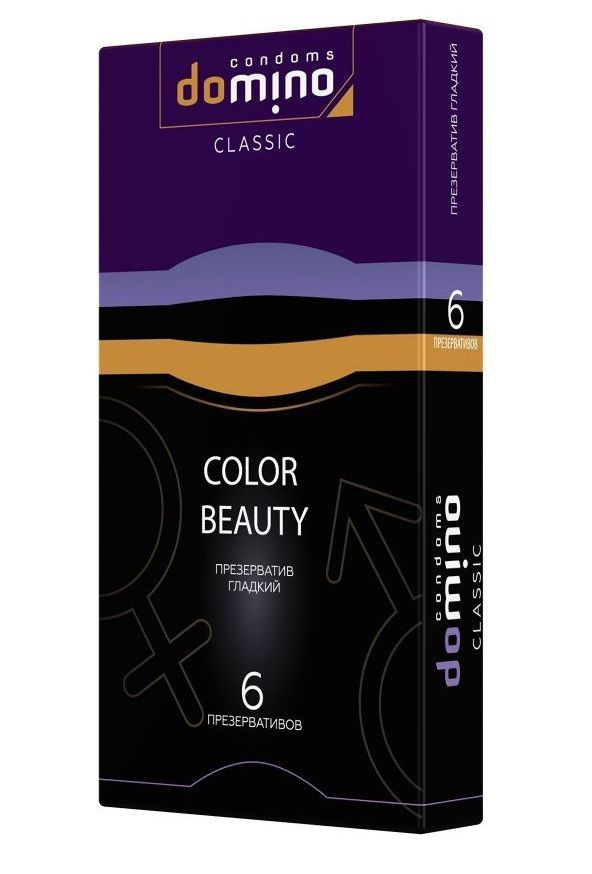 Разноцветные презервативы DOMINO Classic Colour Beauty - 6 шт. #1