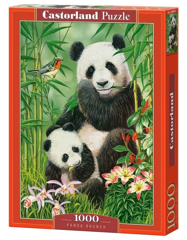 CastorLand Пазлы Завтрак панды, 1000 деталей #1