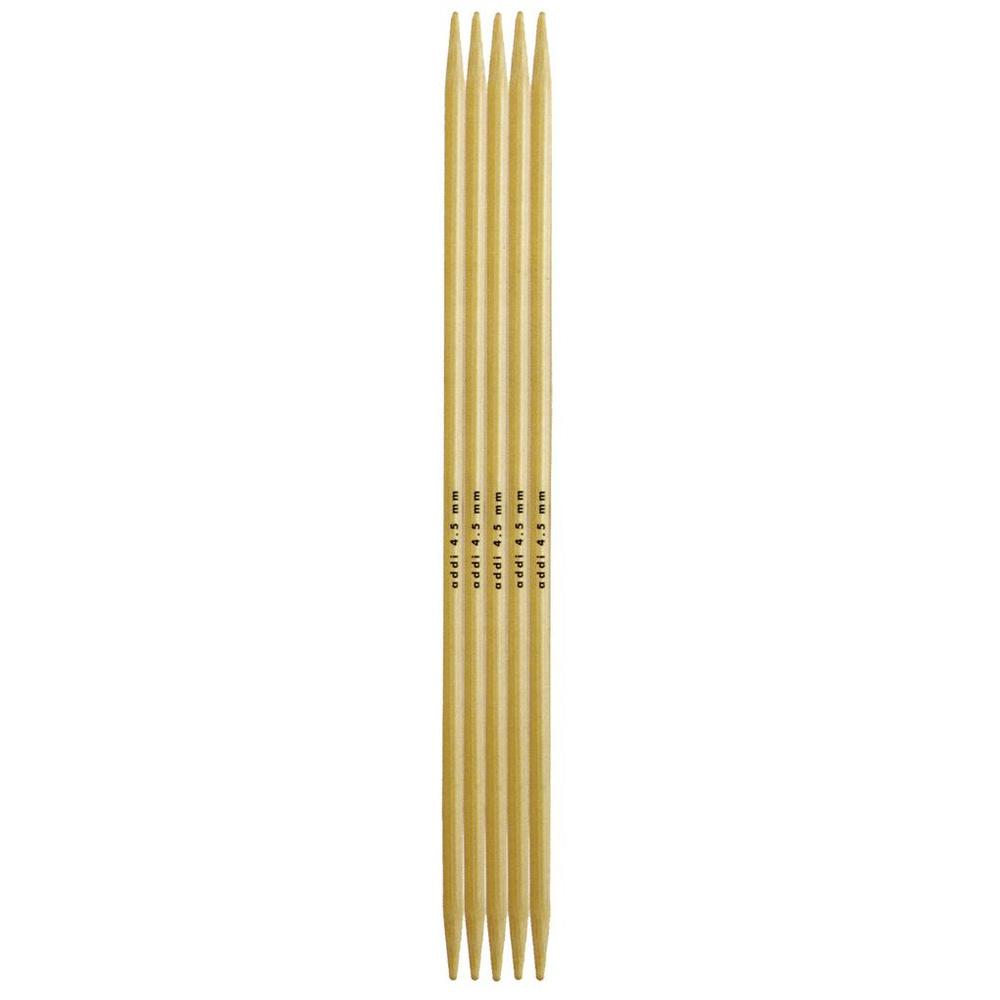 Спицы для вязания Addi чулочные бамбуковые, 2,5 мм, 20 см, 5 шт на блистере, арт.501-7/2.5-020  #1
