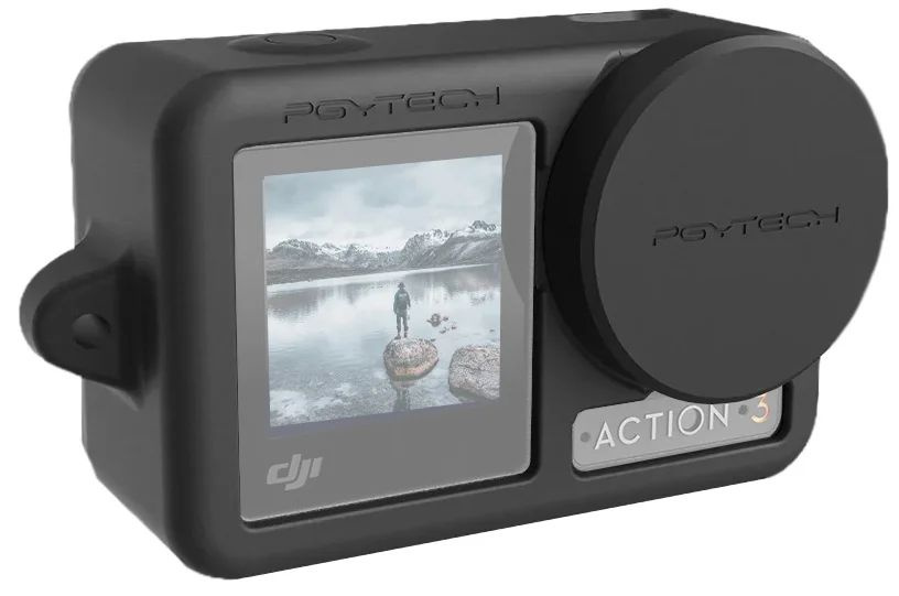 Силиконовый чехол DJI Osmo Action 3 Чёрный PGYTECH P-32C-030 #1