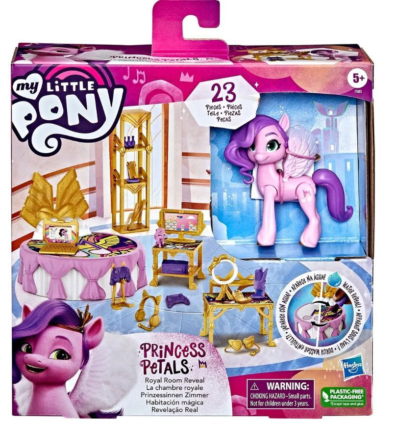 My Little Pony Игровой набор Королевская спальня Принцессы Петалс с сюрпризом F3883  #1