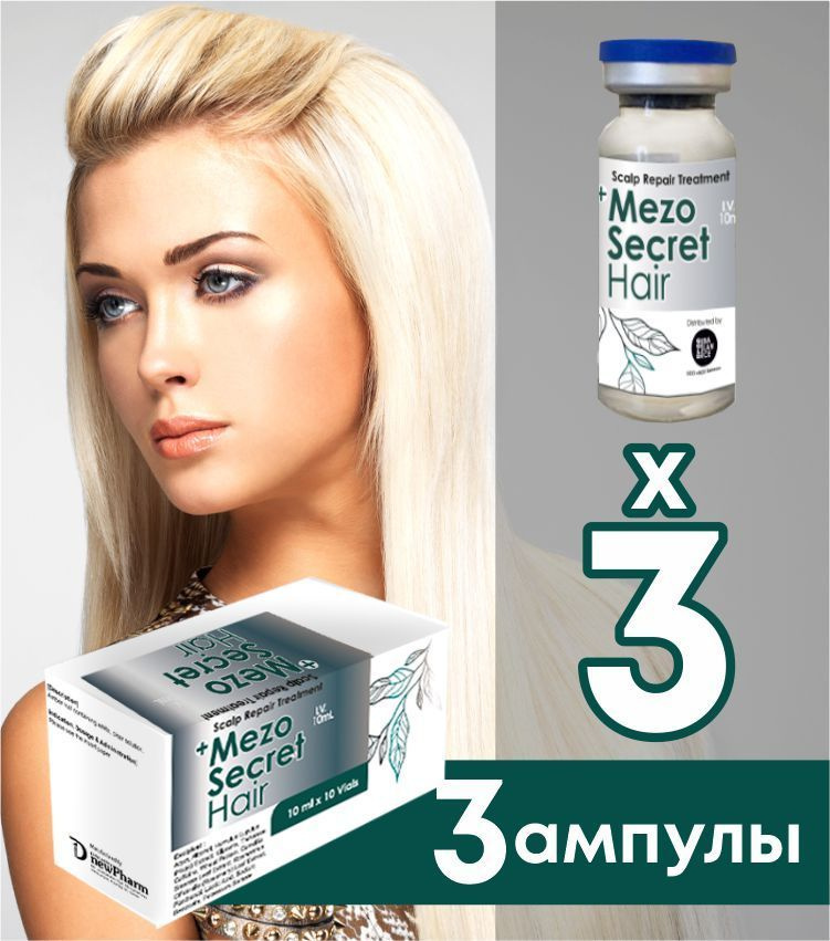 Сыворотка Mezo Secret Hair для роста и против выпадения под мезороллер  #1