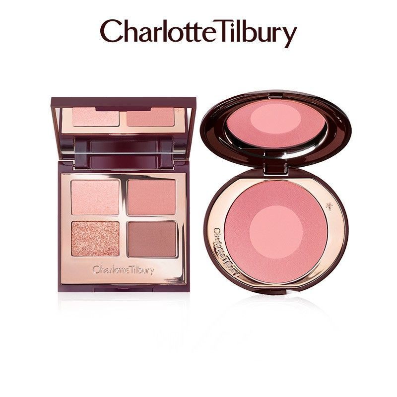 Charlotte Tilbury PILLOW TALK Палитра теней для век 5.2гр+LOVE GLOW румяна 8гр  #1