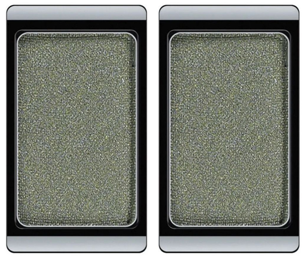 ARTDECO Тени для век перламутровые Eyeshadow, №40 pearly medium pine green, 2 шт  #1