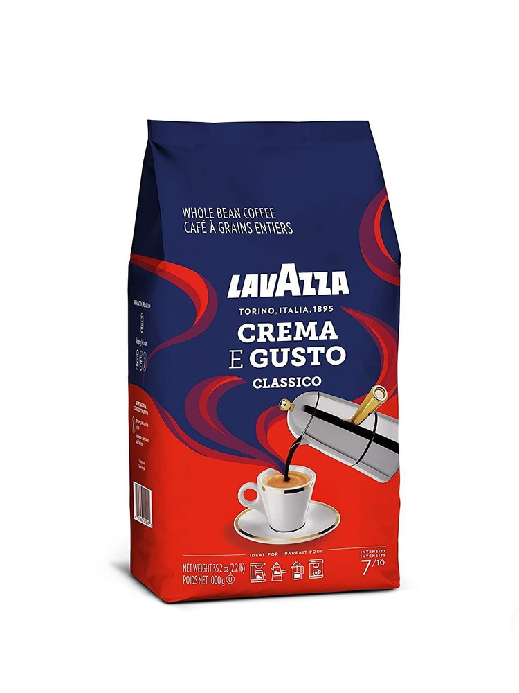 Кофе в зернах Lavazza Crema e Gusto Classico, 1кг #1