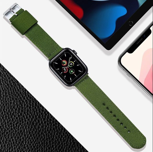 Тканевый ремешок для Apple Watch Neylon 42-44-45-49 мм / браслет на эпл вотч Apple Watch Ultra, series #1