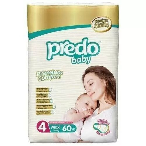 Подгузники Predo Baby № 4, на липучке, 7-18 кг, 10 шт #1