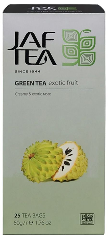 Чай JAF TEA "Exotic Fruit" зелёный с соусап, 25 пак. #1