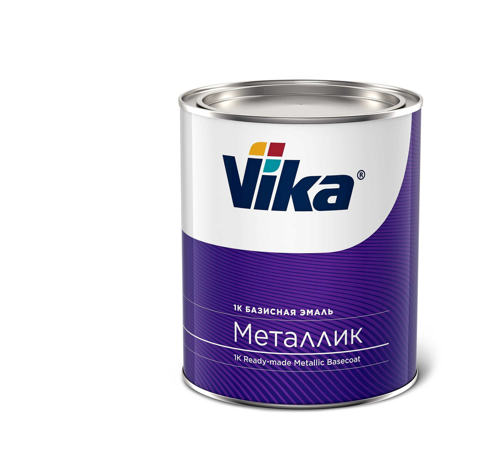 Эмаль Базисная "Vika-Металлик", 240 Белое облако , 0.9 кг #1