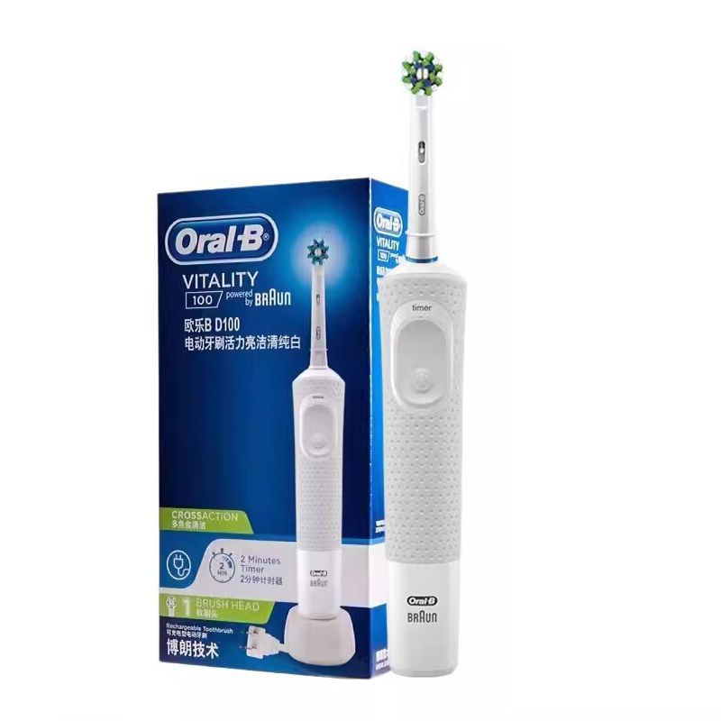 Oral-B Электрическая зубная щетка D100, белый #1