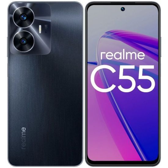 realme Смартфон C55 6/128 ГБ, черный #1