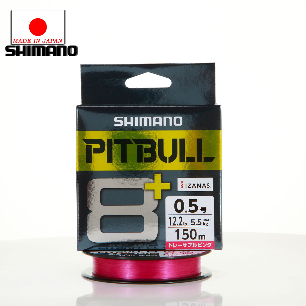 Шнур Shimano LD-M51T Pitbull 8+150m #0.5 розовый #1