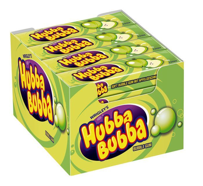 Жевательная резинка Hubba Bubba (Яблоко) 20шт по 35гр #1