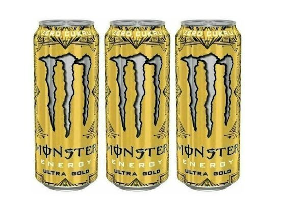Энергетический напиток Monster Energy Ultra Gold Zero / Монстер Энерджи Ультра Голд Зеро, 3 шт * 500 #1