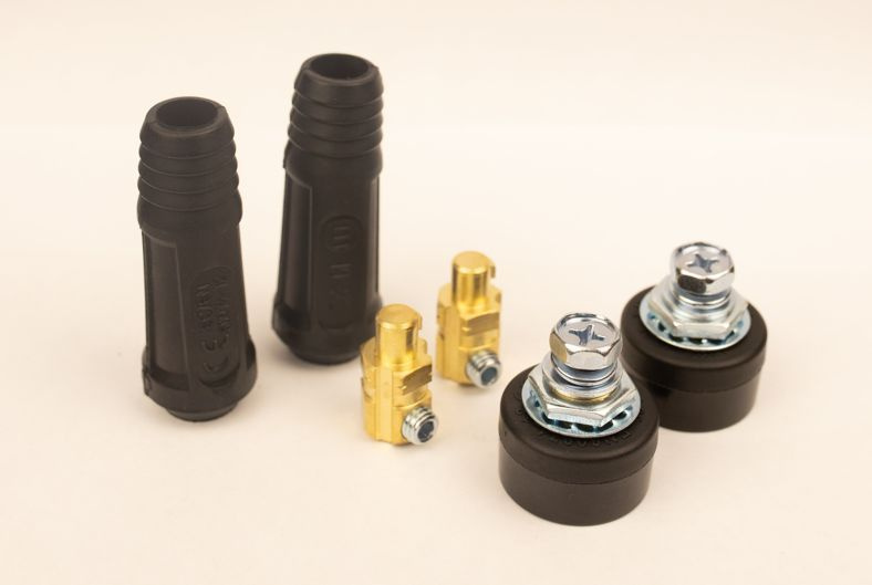 Комплект вилка кабельная для сварочного аппарата (СКР вставка 10-25) 2 ...