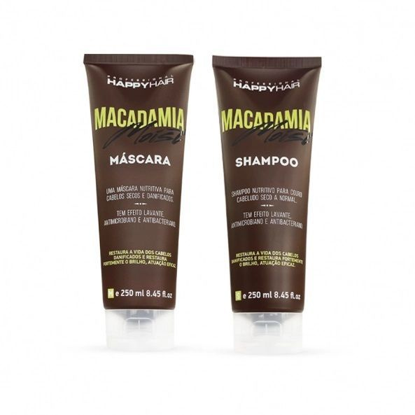 Набор Happy Hair Macadamia Moist шампунь + маска без SLS/SLES 250/250 мл #1