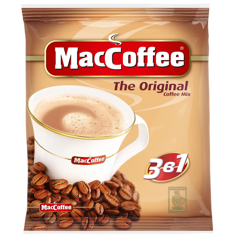 Кофе растворимый MacCoffee Сублимированный 500.0г. 25шт. #1