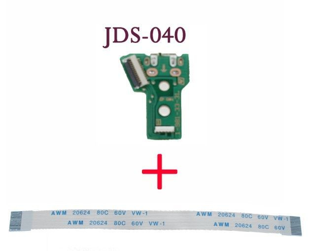 Плата JDM - 040 usb-разъем со шлейфом для зарядки беспроводного геймпада SONY PLAYSTATION DUALSHOCK 4 #1