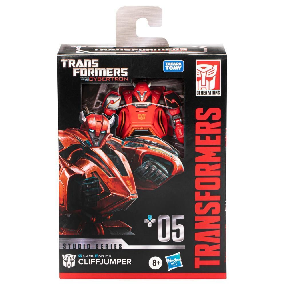 Трансформеры игрушки Hasbro Studio Series Deluxe Transformers: War for Cybertron 05 Gamer Edition Cliffju #1