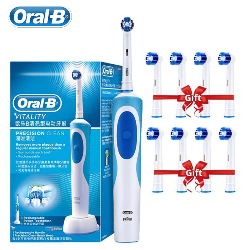 Oral-B Электрическая зубная щетка Oral B Vitality, синий #1