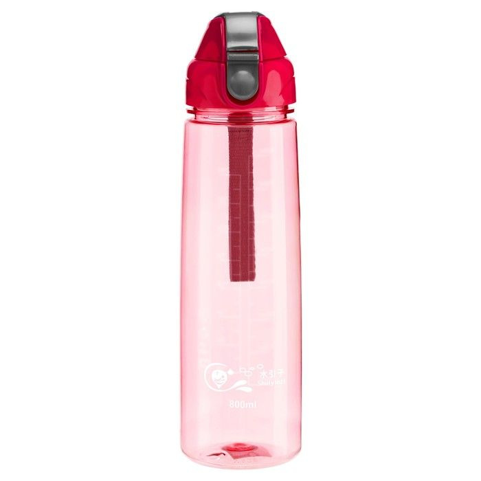 Бутылка для воды, 800 мл, "Айви", розовая #1
