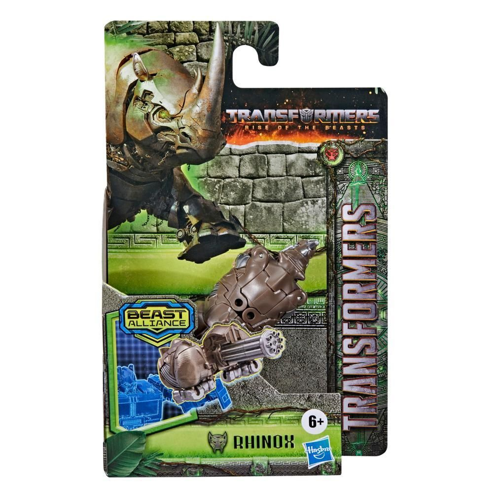 Трансформеры игрушки Hasbro Transformers: Rise of the Beasts Movie Beast Battle Masters Rhinox 7.62cm #1