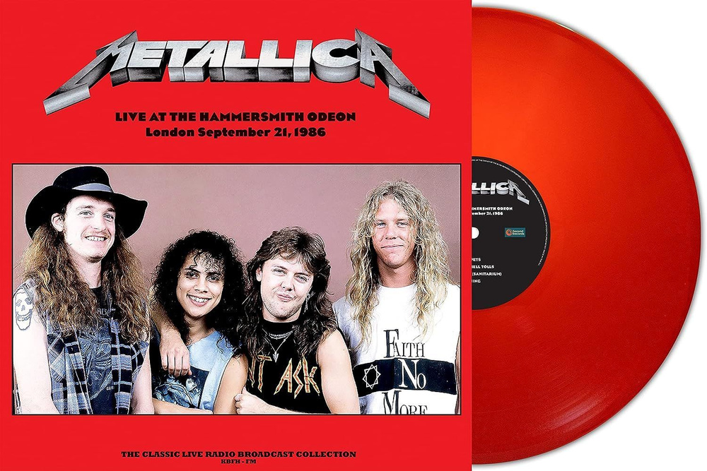 Metallica Live At The Hammersmith Odeon London 1986 Red Vinyl (LP) Металлика #1