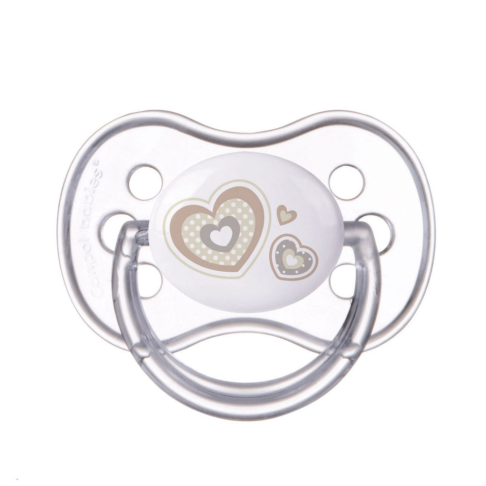 Canpol Babies Пустышка из силикона, 6-18 Newborn baby, цвет: белый #1