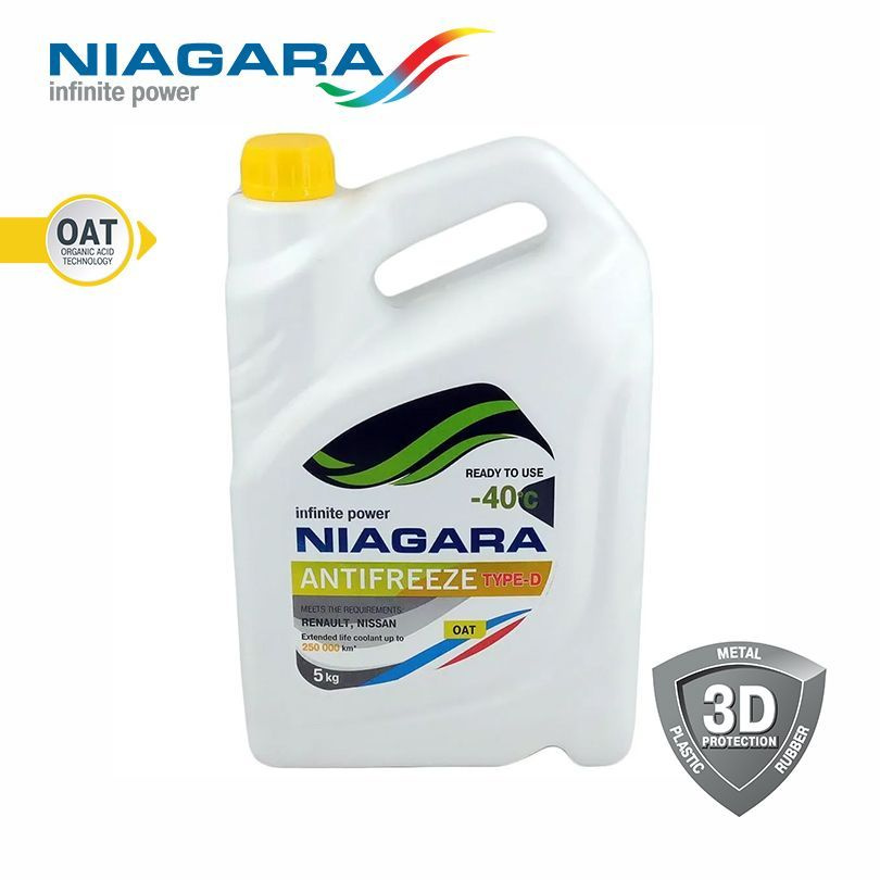 Жидкость охлаждающая антифриз "NIAGARA" TYPE-D 5 кг #1