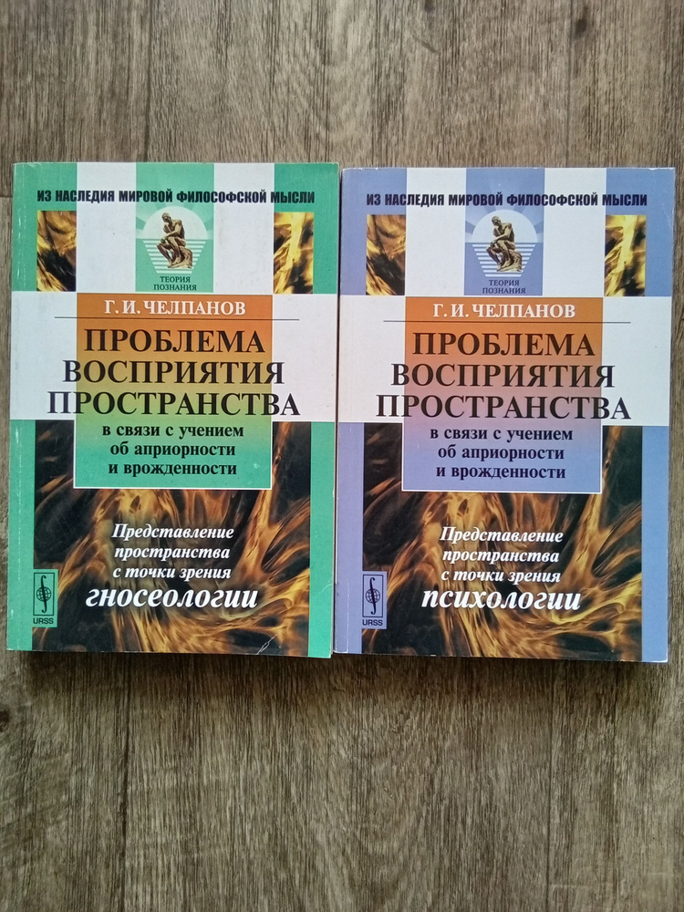 Георгий Челпанов Проблема восприятия пространства в связи с учением об априорности и врожденности. Комплект #1