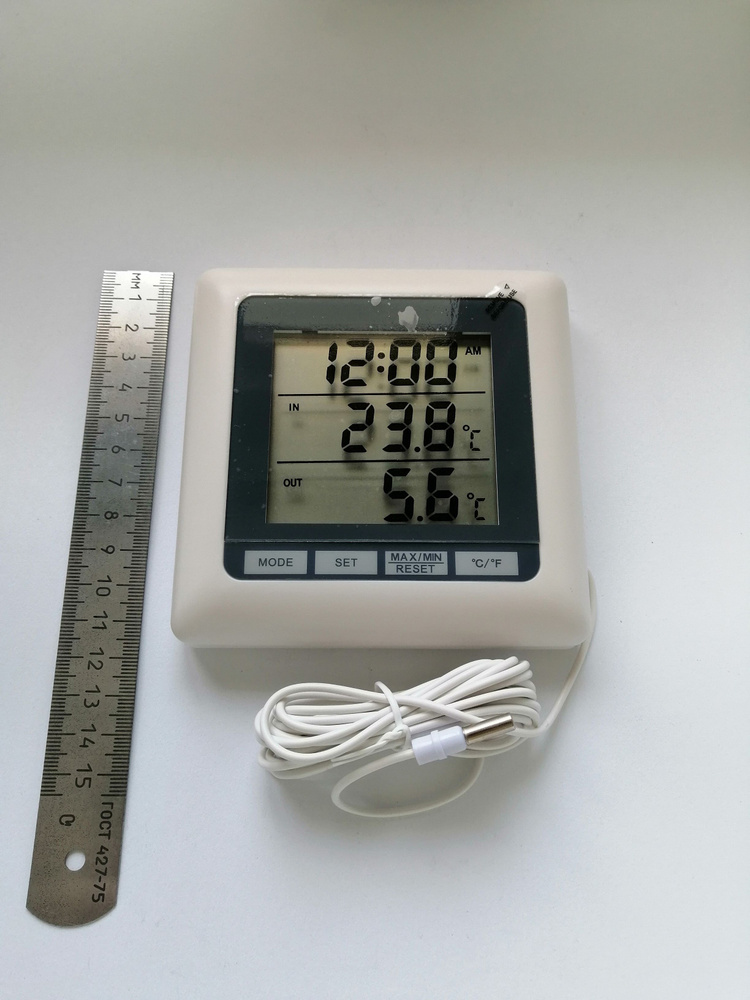 Цифровой термометр TM-1011T с выносным датчиком температуры  #1
