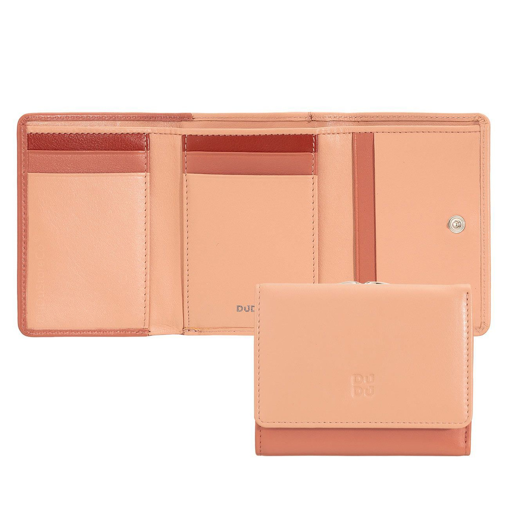 Итальянский цветной женский кожаный кошелек портмоне DuDu серии Corsica  #1
