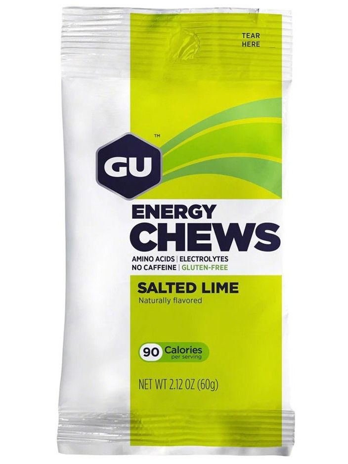 Энергетические Конфетки GU ENERGY Мармеладки GU Energy Chews 1 х 8 конфет, Соленый лайм  #1