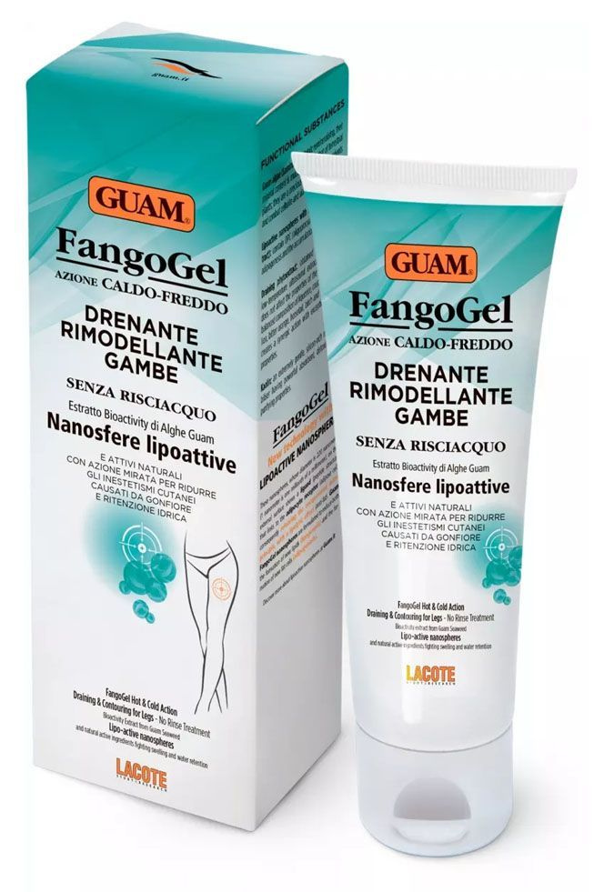 GUAM FangoGel Hot-Cold Effect with Draining Action 200 ml Гель для ног дренажный контрастный  #1