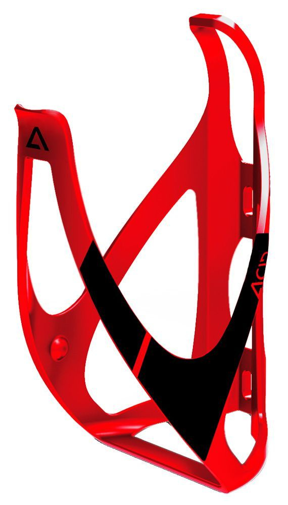 Флягодержатель CUBE ACID Bottle Cage HPP - matt red'n'black #1