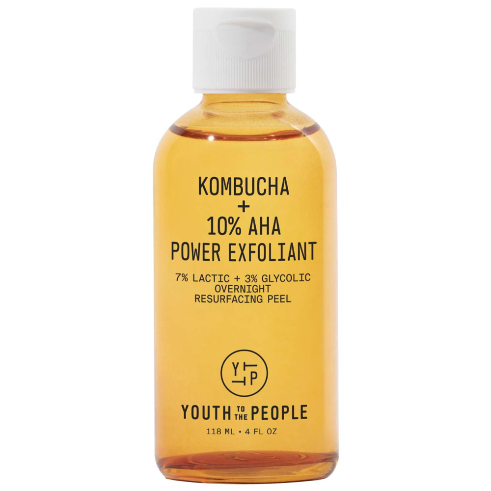 Youth To The People Kombucha + 10% AHA Liquid Exfoliant with Lactic Acid and Glycolic Acid пилинг  #1